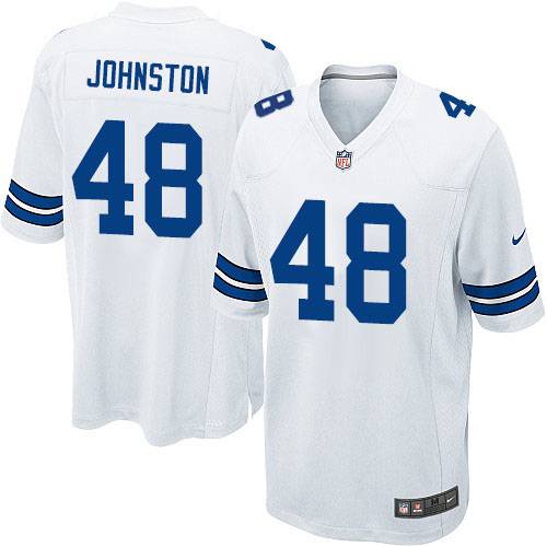 Youth Limited Daryl Johnston Nike Jersey White Road - #48 NFL Dallas Cowboys